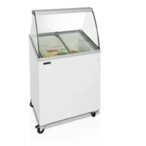 Tijdelijk Beschikbaar HorecaTraders Schepijs Vriezer | 72 x 62 x 130(h) cm