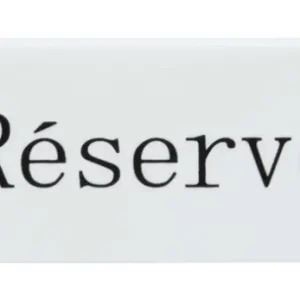 Express Levering SecuritReserveringstafelstandaards in het Frans Réservé| Kunststof | 14,2(h) x 8(b) x 49(d)cm