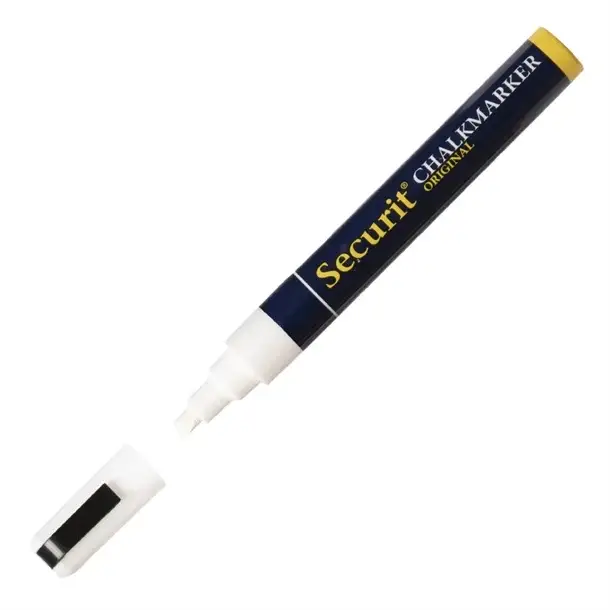 Securit wisbare krijtstift | 6mm wit Koopje