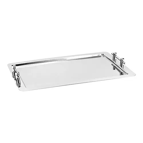 Aanbieding HorecaTraders Serveerplateau | Stapelbaar | RVS | 62 x 42 cm