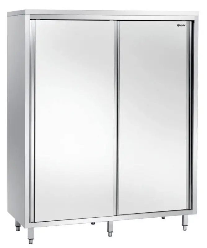 Op = Op Bartscher Servieskast | 3 draagplanken | 120 x 60 x 200 cm | RVS