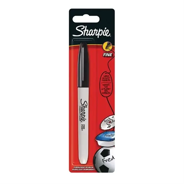 Sharp Sharpie fijne permanente marker | Zwart Exclusieve Aanbieding