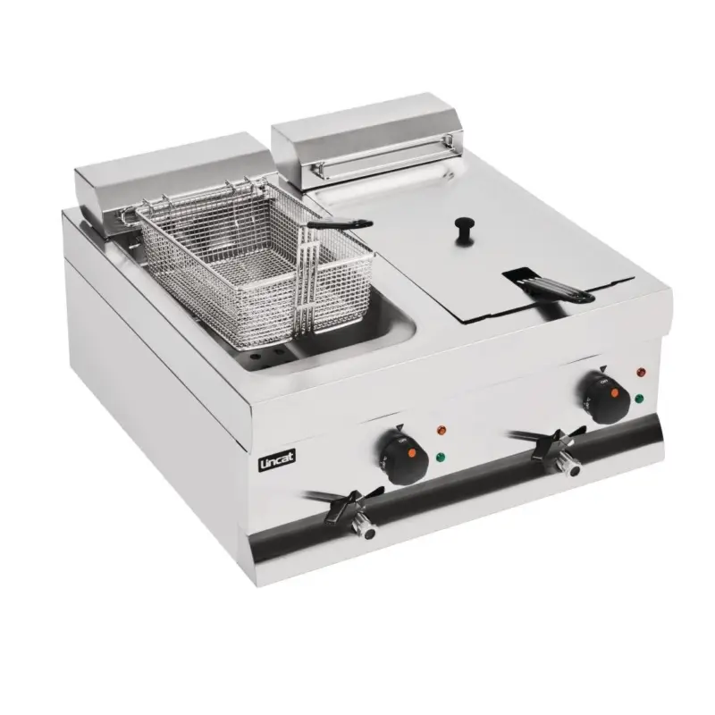 Gereduceerde Prijs Lincat Silverlink 600 dubbele friteuse | 2x 9L - 2x 3kW | 230V