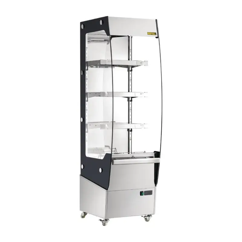 Hete Deal Buffalo slimline multideck warmhoudvitrine | 220L