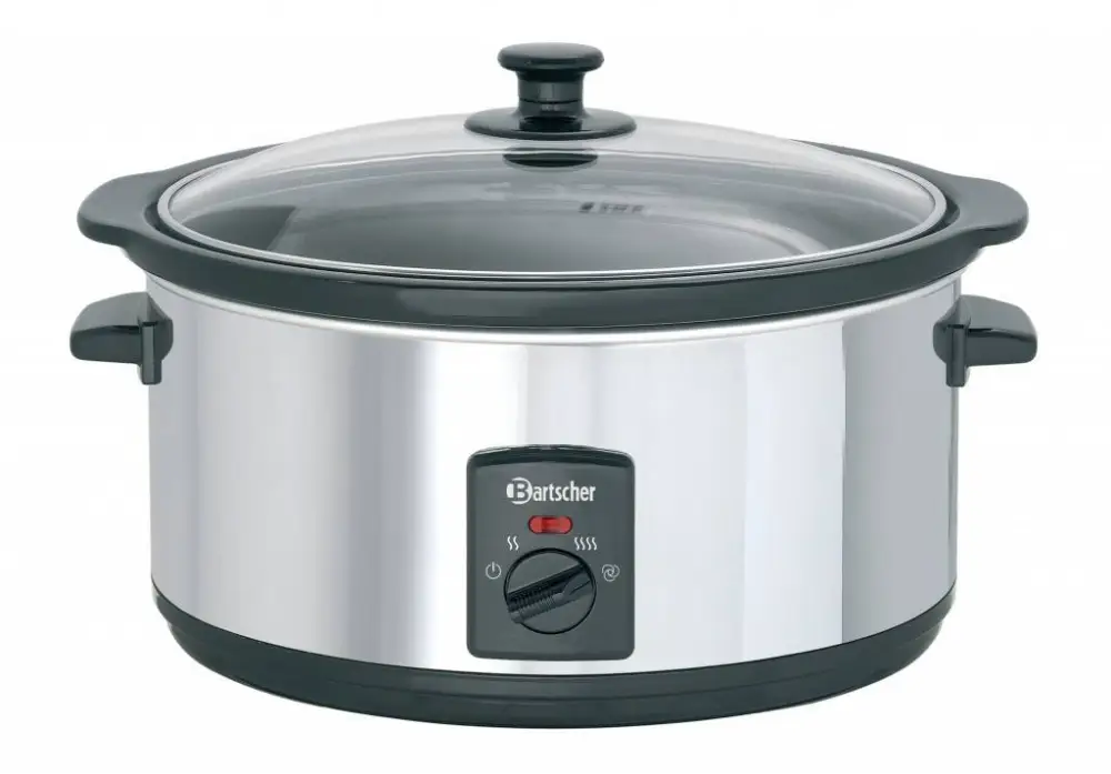 Bartscher Slowcooker | 6,5L | Aluminuium | 410 x 295 x 240 mm Populair