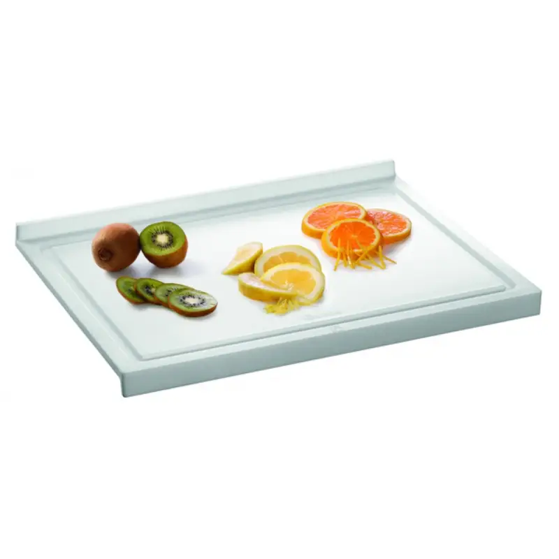Uitverkoop Bartscher Snijplank | Kunststof | Wit |Met Stoprand | 480x375x45mm