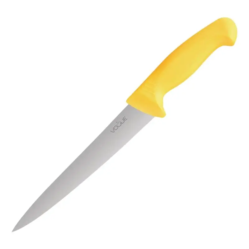 Merkproduct Vogue Soft Grip fileermes geel | 20 cm