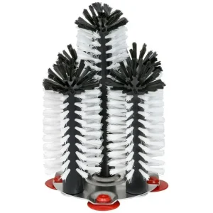 Superprijs HorecaTraders Spoelborstel aluminium voet 5-delig - 4x18+1x25
