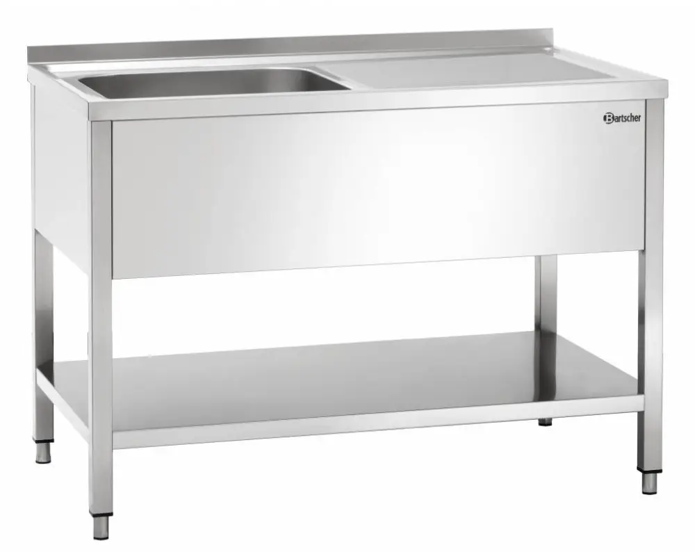 Bartscher Spoeltafel | RSV| 1 spoelbak | 120x70x85 cm Exclusieve Aanbieding