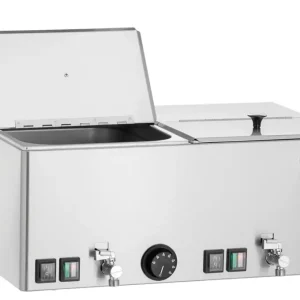Gratis Retour Bartscher Worstenwarmer 535x370x240 mm RVS met 2 Regelbare Bakken