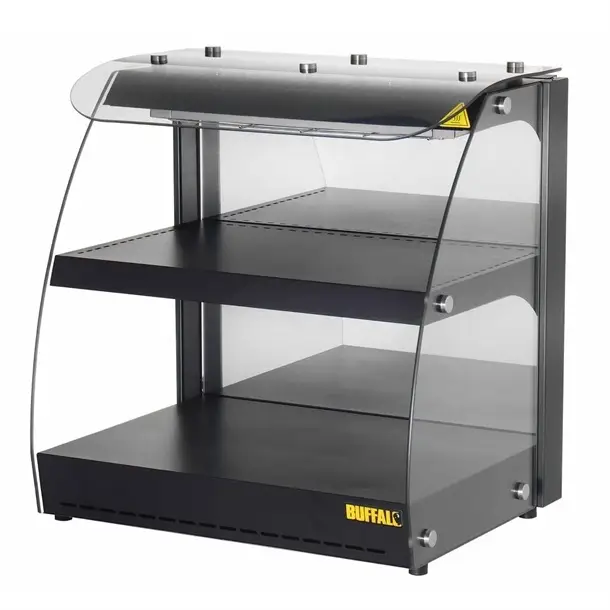 Gecertificeerd Buffalo Zelfbediening warmhoudvitrine Eenheid 65h x 62,5b x 45,7d cm