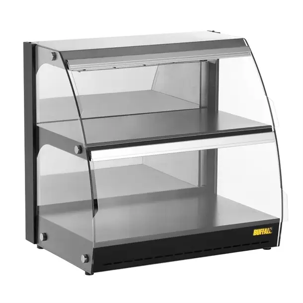 Superprijs Buffalo Zelfbediening Warmhoudvitrine Unit Met Scharnierende Deuren 63h x 65b x 46,7d cm