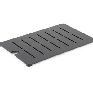 Bestel Nu HorecaTraders Zwart Bodemrooster |Voor Schotel 280x210mm | L235 x B165 x H13 mm