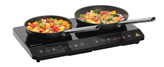 Bartscher Zwarte Inductiekookplaat | 3500 Watt | Dubbel Koop Online