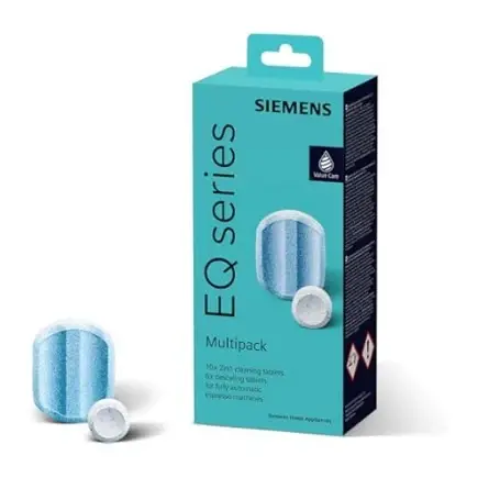 Gratis Retour Siemens EQ Series Multipack Ontkalkings- en Reinigingstabletten TZ80003A / 00312291