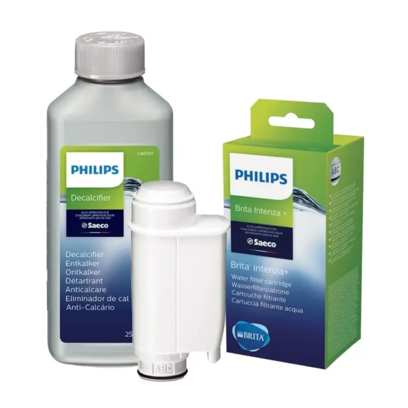 Flitsaanbieding Philips Saeco Onderhoudsset intenza+ Waterfilter CA6702 + CA6700 Ontkalker
