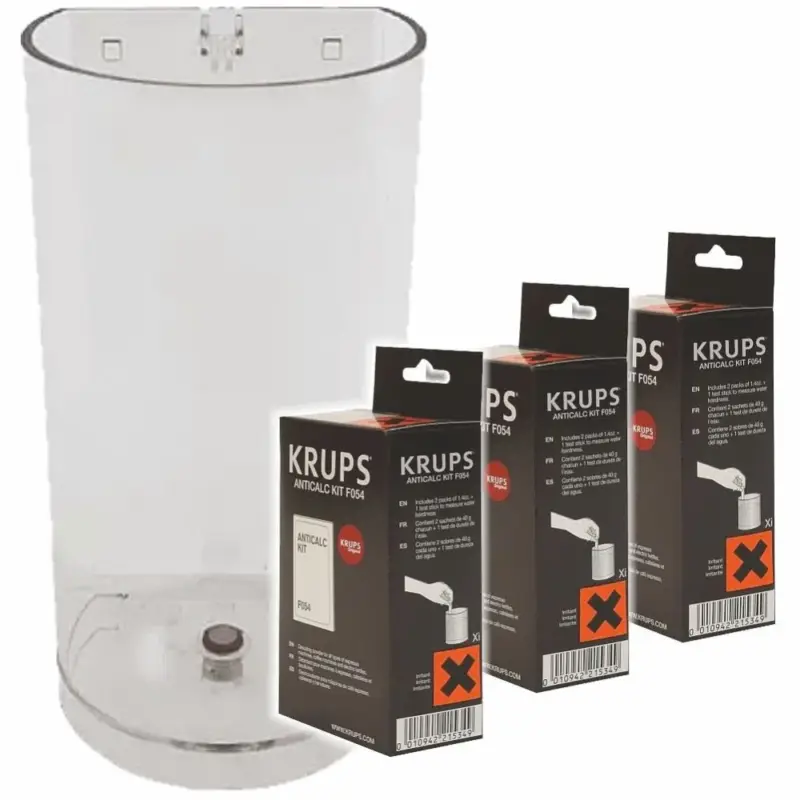 Krups Onderhoudsset Koffiemachine Waterreservoir + 3x Ontkalkingsset MS-0055340 Lage Kosten