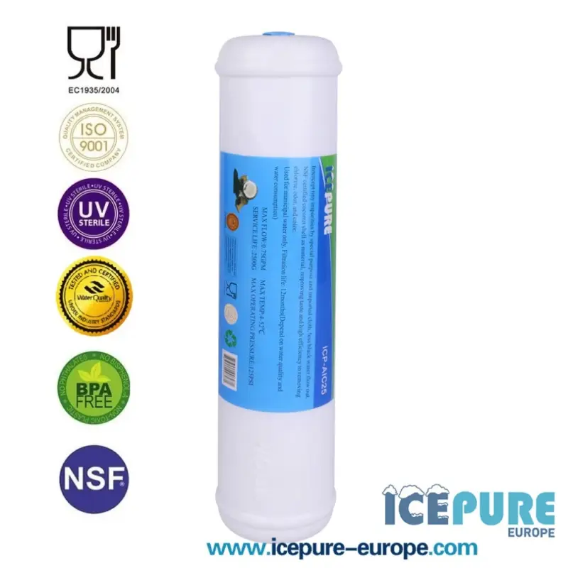 Alapure Inline Carbon Waterfilter BIG ALA-AIC25 Aanbieding