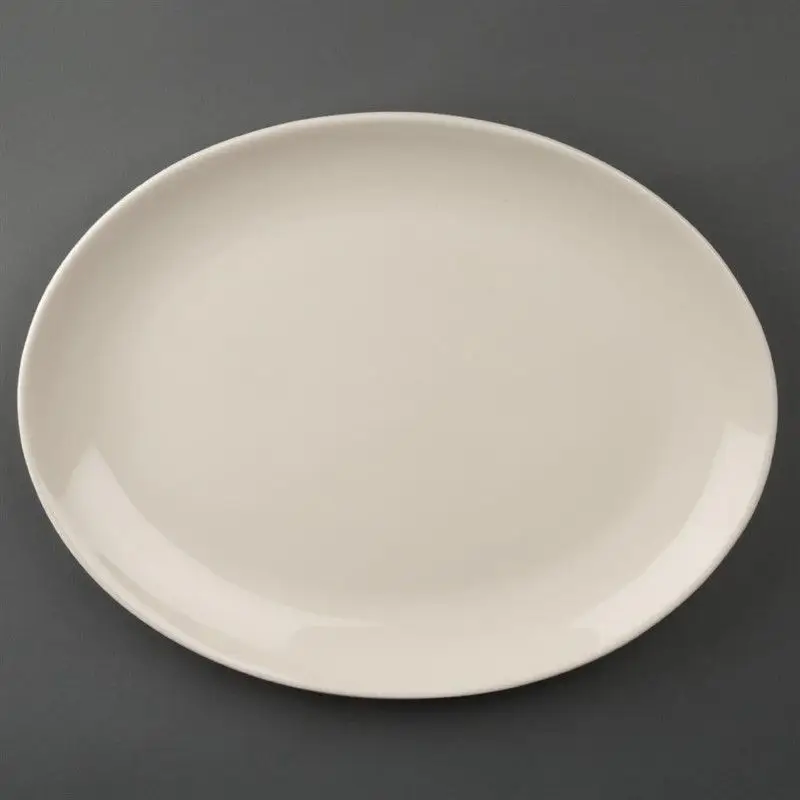 Gratis Retour Olympia Ivory ovale coupe borden 33cm