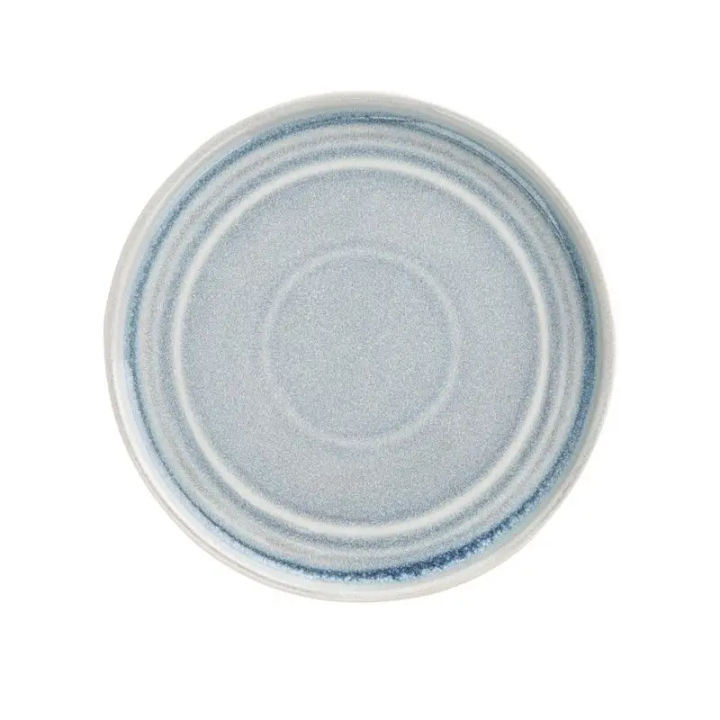 Gratis Retour Olympia Cavolo plat rond bord ijsblauw 18cm