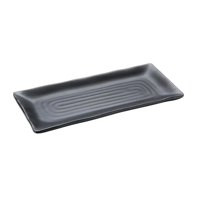 Olympia Kristallon Fusion rechthoekige melamine schalen zwart 11,9cm Goedkoop