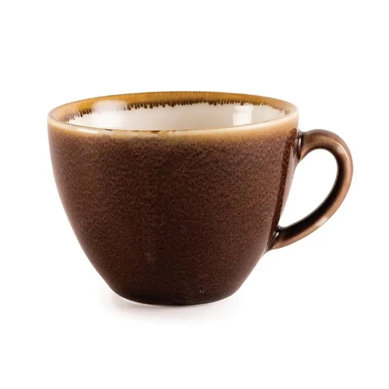 Beste Prijs Olympia Kiln cappuccinokopjes bruin 23cl