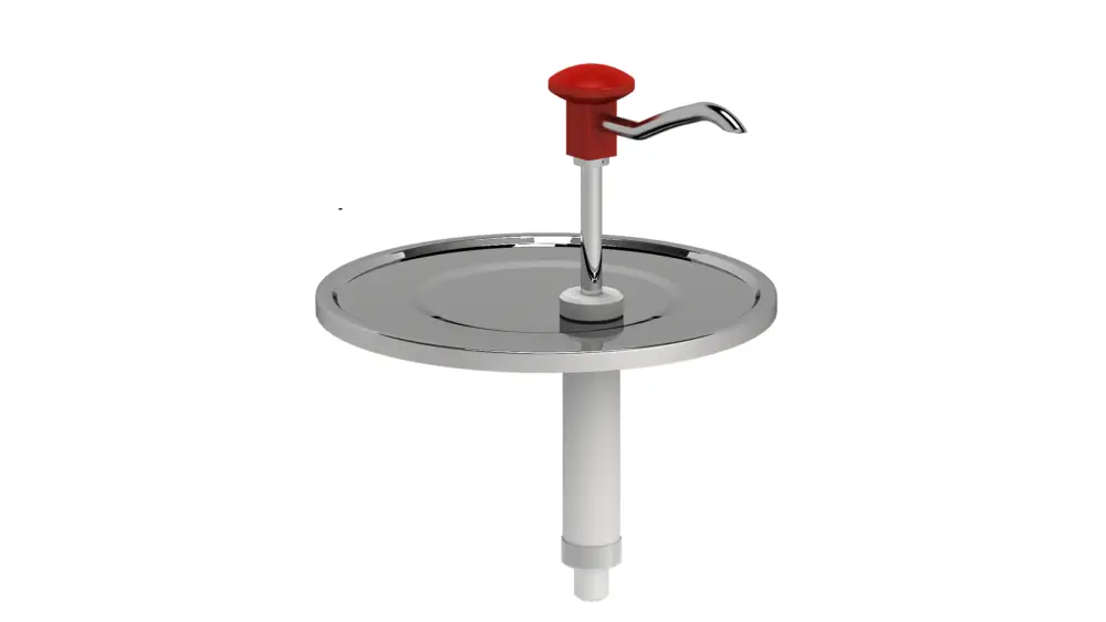 Emmerdispenser 10 liter met drukknopbediening, met rvs deksel Lage Kosten