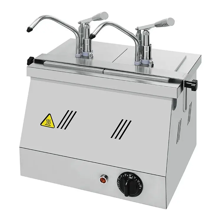 Dispenser voor warme sauzen met dubbele hevelbediening, GN 1/6 Nu Kopen