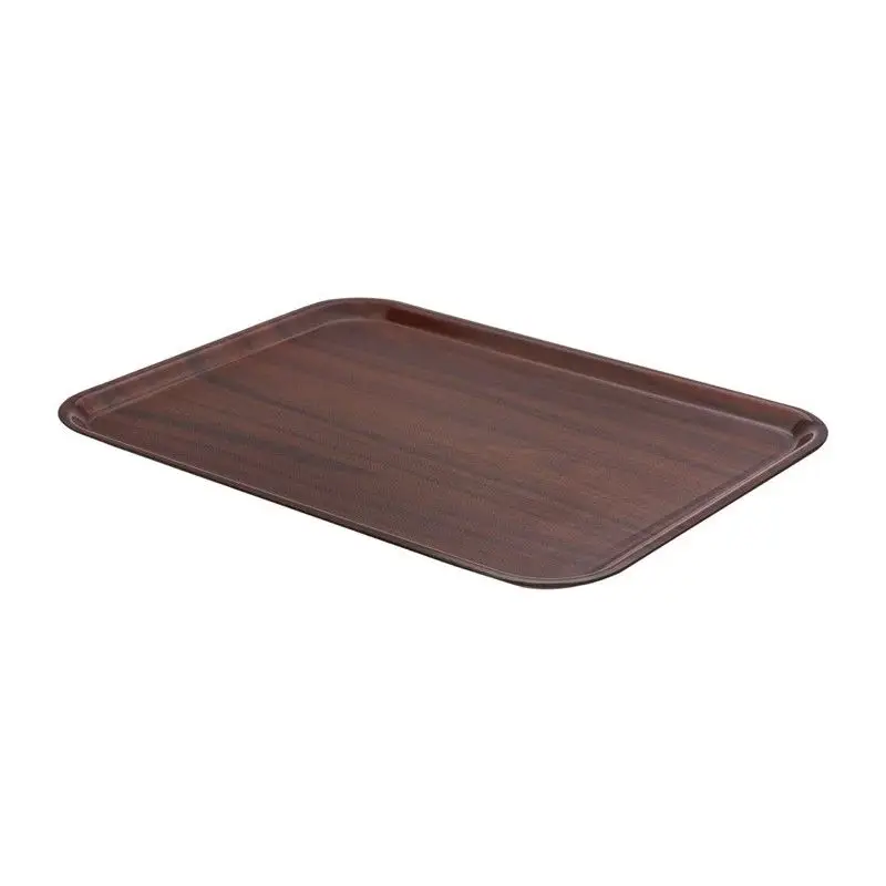 Betaalbaar Cambro Mykonos gelamineerd dienblad walnoot 43x33cm