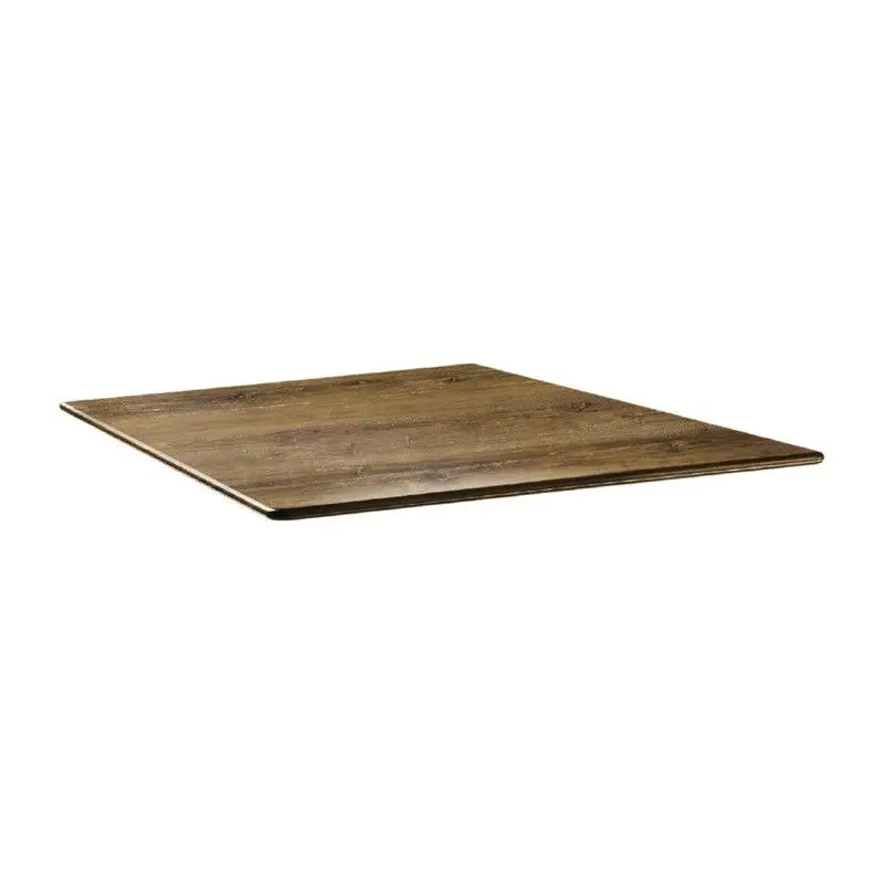 Topalit Smartline vierkant tafelblad Atacama kersenhout 80cm Flitsaanbieding