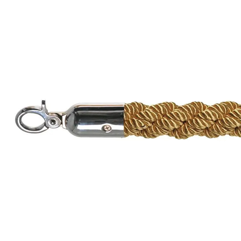 10102GC - Barrier cord luxury gold, polished, Ø 3cm, length 157 cm Shop Nu