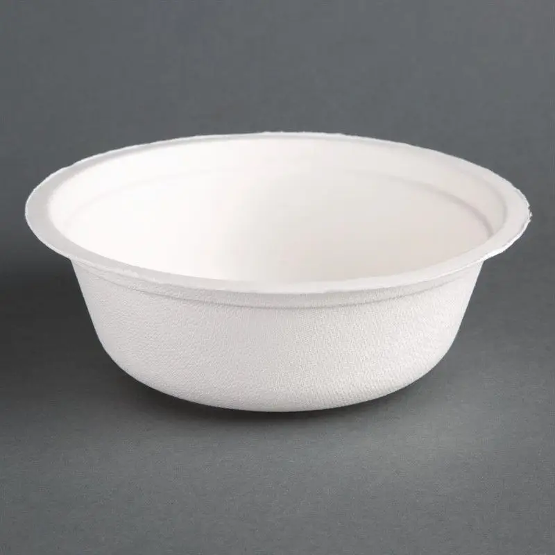 Uitverkoop CT766 - Fiesta Green composteerbare bagasse kommen 511ml (50 stuks)