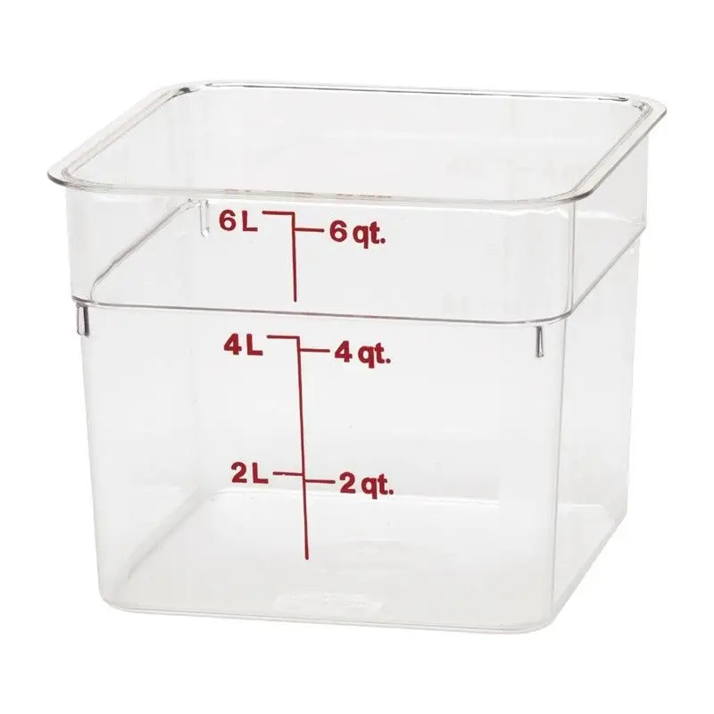 Nu Kopen Cambro Camsquare vierkante polycarbonaat voedseldoos 5,7L