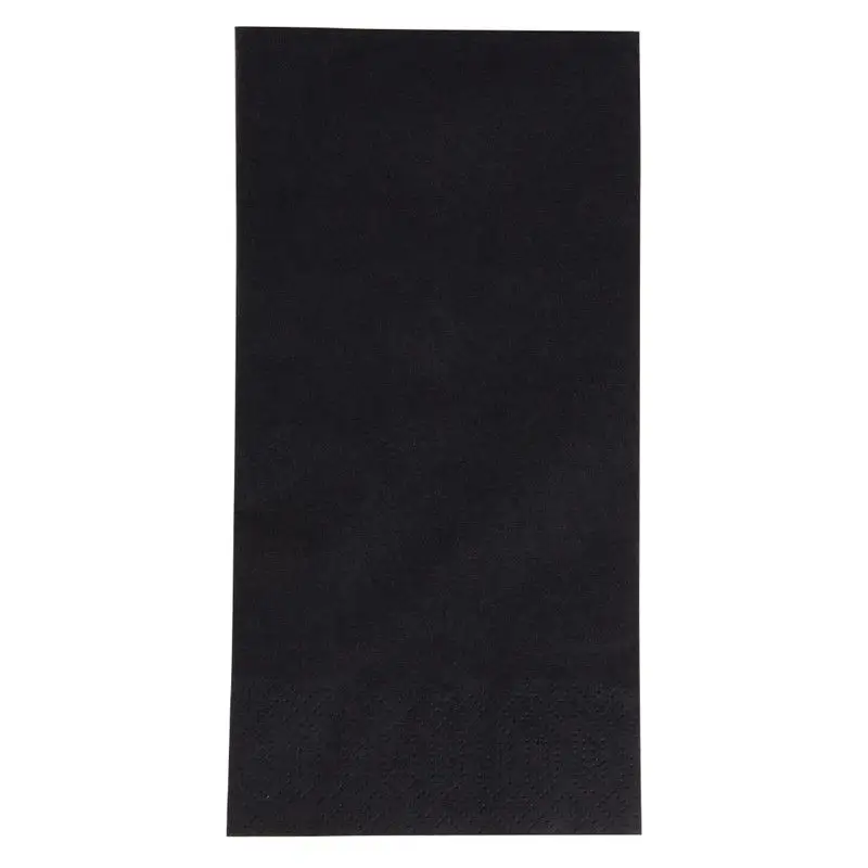 Aanbieding Duni dinerservetten 1/8 vouw composteerbaar zwart 40cm (1000 stuks)