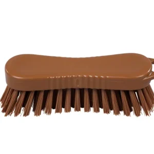 Beperkte Voorraad FBK Polyester werkborstel kleurcode HACCP 210 mm x 70 mm harde vezel, 10563