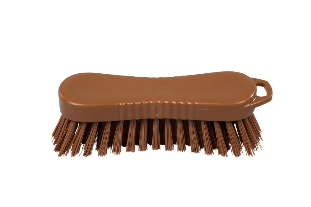 Beperkte Voorraad FBK Polyester werkborstel kleurcode HACCP 210 mm x 70 mm harde vezel, 10563