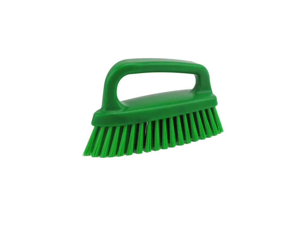 Goedkoop FBK Polyester werkborstel met handvat kleurcode HACCP 200 mm x 70 mm hard, 54434