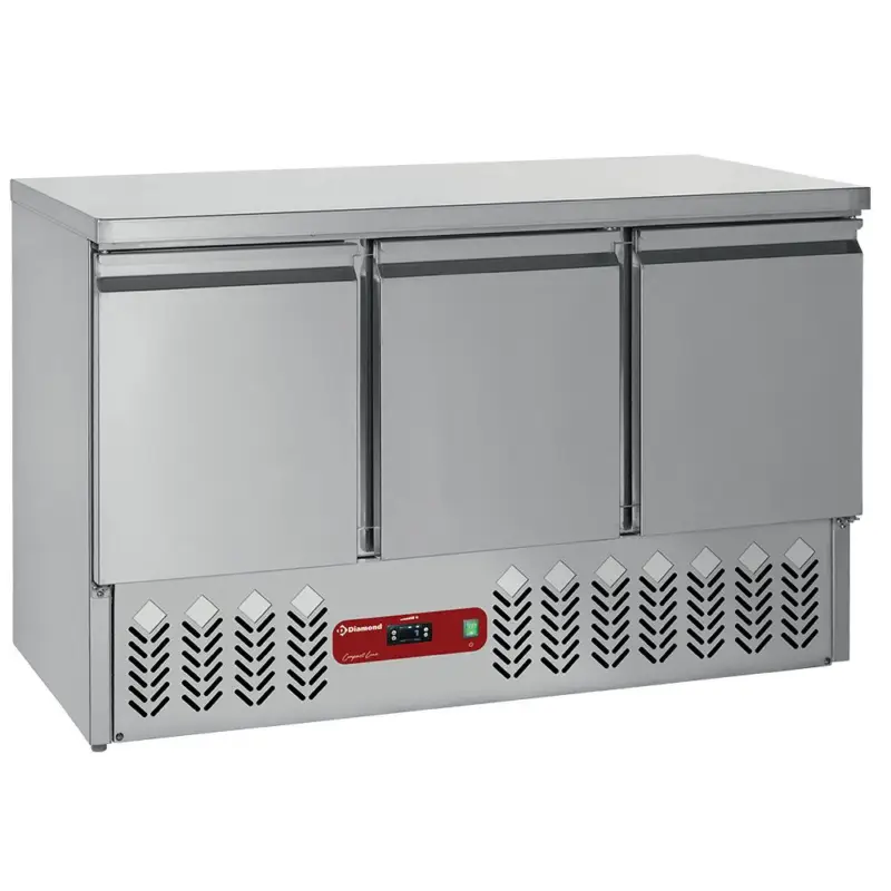 Populair Compacte koeltafel 3 deuren GN 1/1, 380 Lit