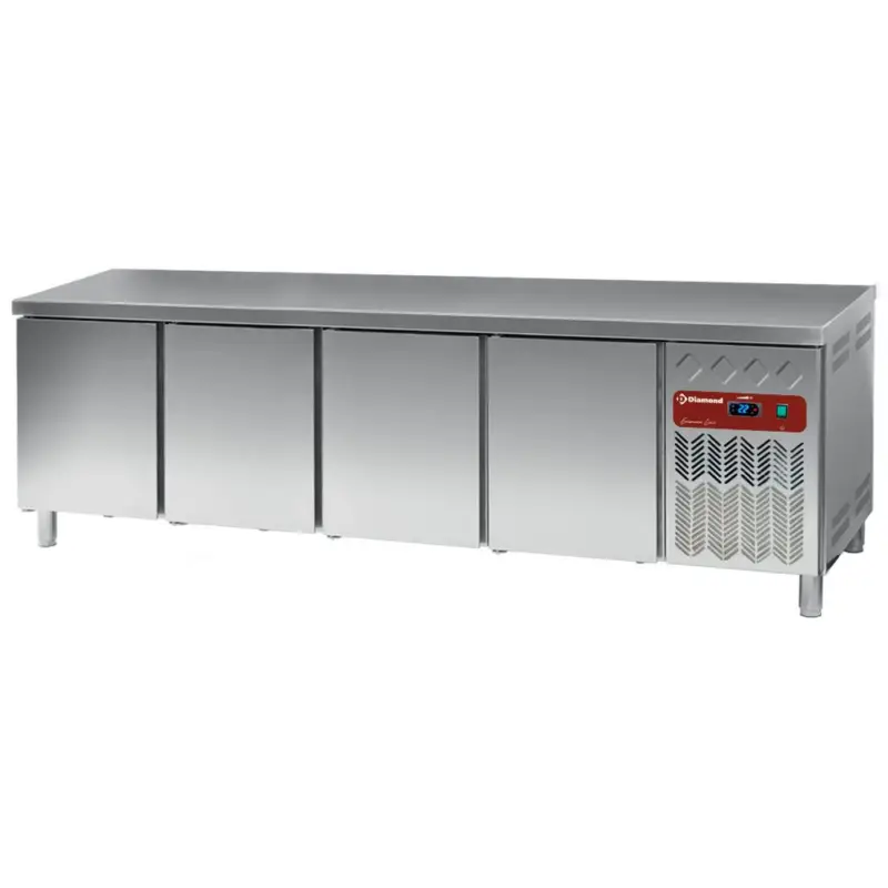 Gekoelde werktafel, geventileerd, 4 deuren EN 600x400 (760 L) Nu Kopen