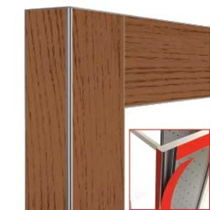 Gereduceerde Prijs Deco vitrine 216Lt. Kers - magnetisch