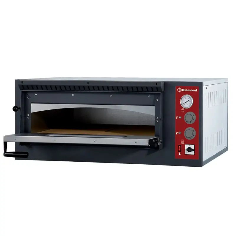 Elektrische oven 6 pizza's, 1 kamer Gereduceerde Prijs