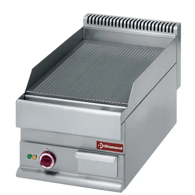 Premium Elektrische braadplaat met geribde plaat -top- "Alpha 650"