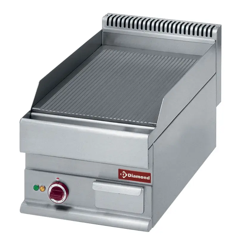 Elektrische braadplaat met geribde plaat -Top- Exclusieve Aanbieding