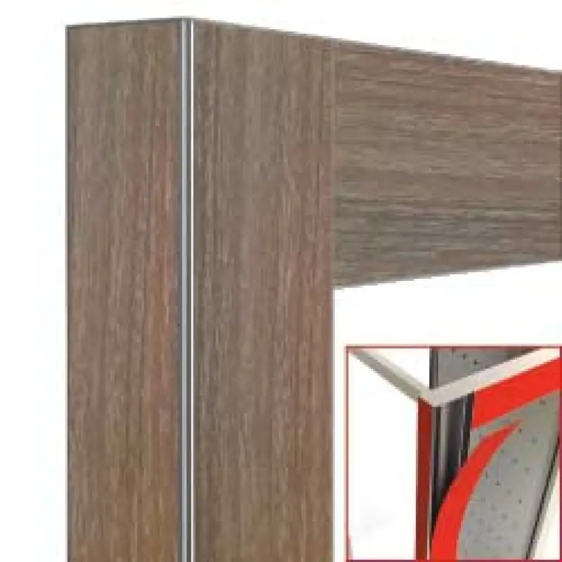 Lage Prijs Deco vitrine 216Lt. Grijze eik - magnetisch