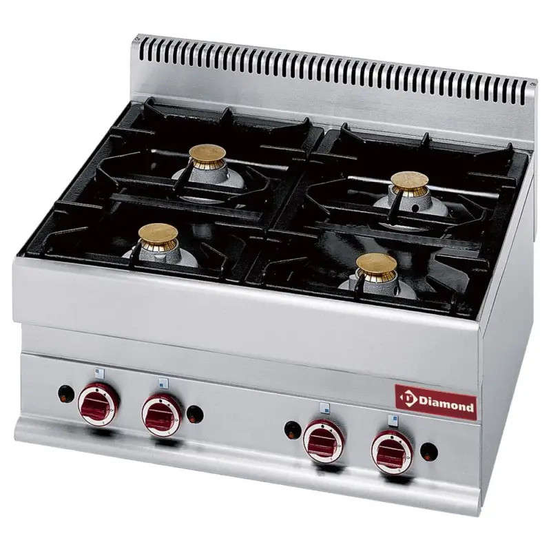 Gasfornuis 4 branders -Top- Veilige Betaling
