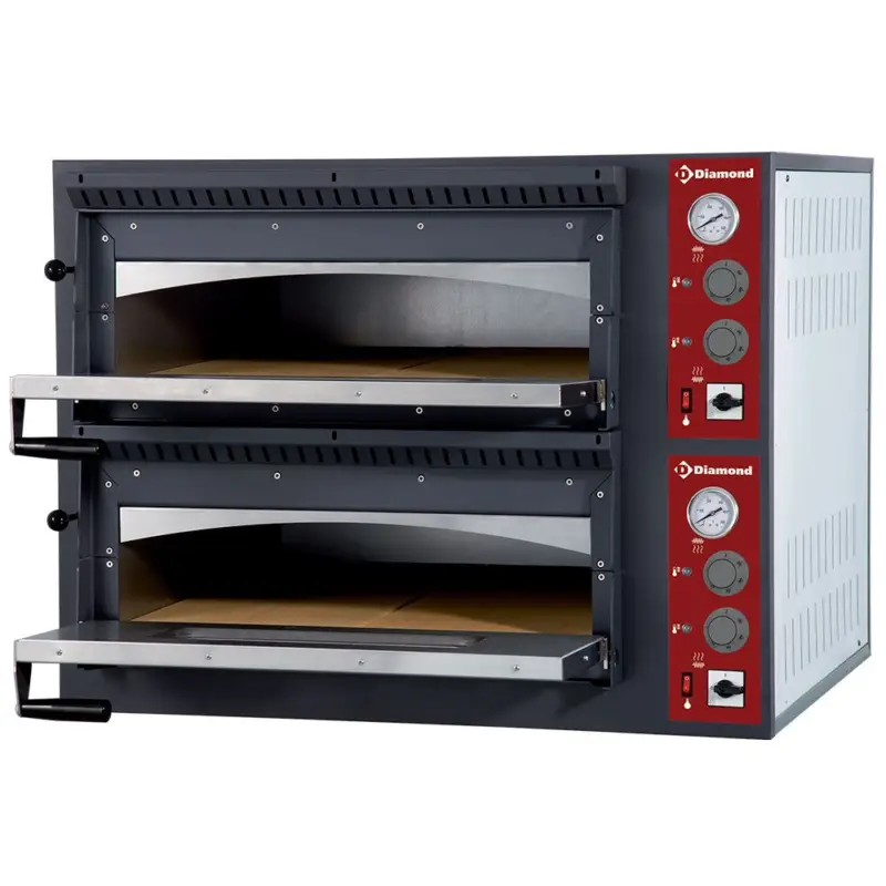 Beste Prijs Elektrische oven 2x 6 pizza's, 2 kamers