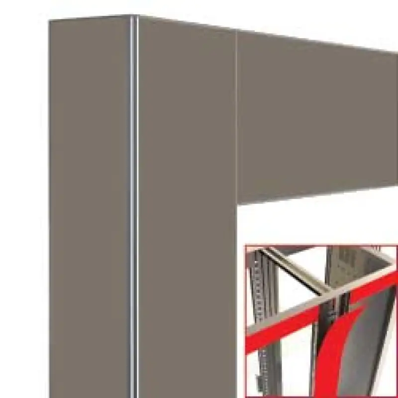 Deco knooppunt 2x216Lt. monsoongrijs mat - magnetisch Alleen Vandaag