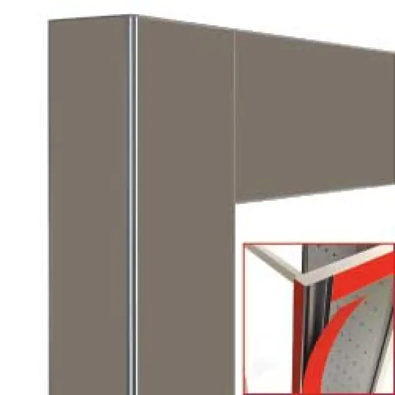 Flitsaanbieding Deco vitrine 216Lt. monsoongrijs mat - magnetisch