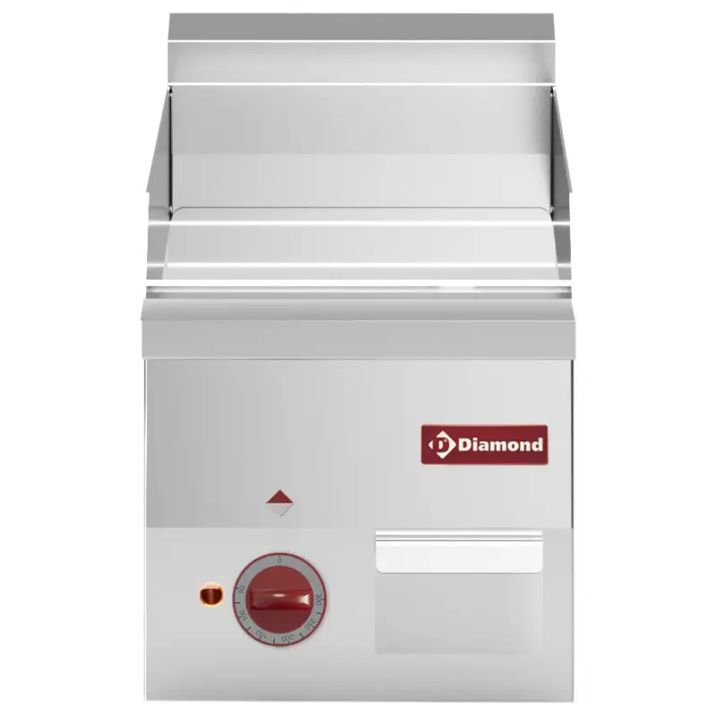 Aanbieding Elektrische braadplaat met vlakke plaat "chroom" -Top-