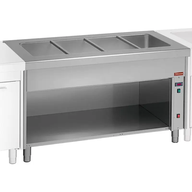 Aanbieding Bain-marie element op open kast 2x GN 1/1